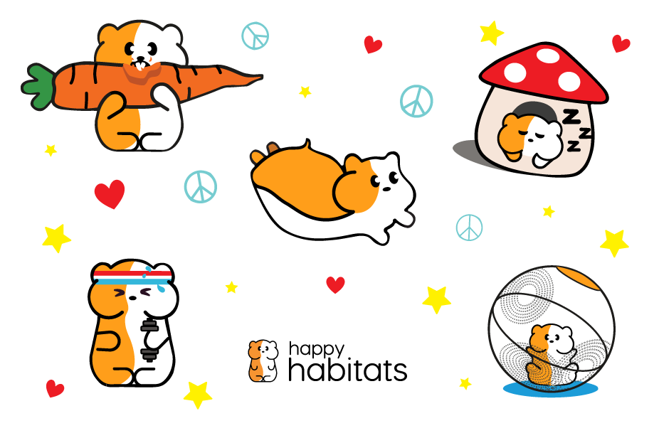 Happy Habitats' Jumbo Sticker